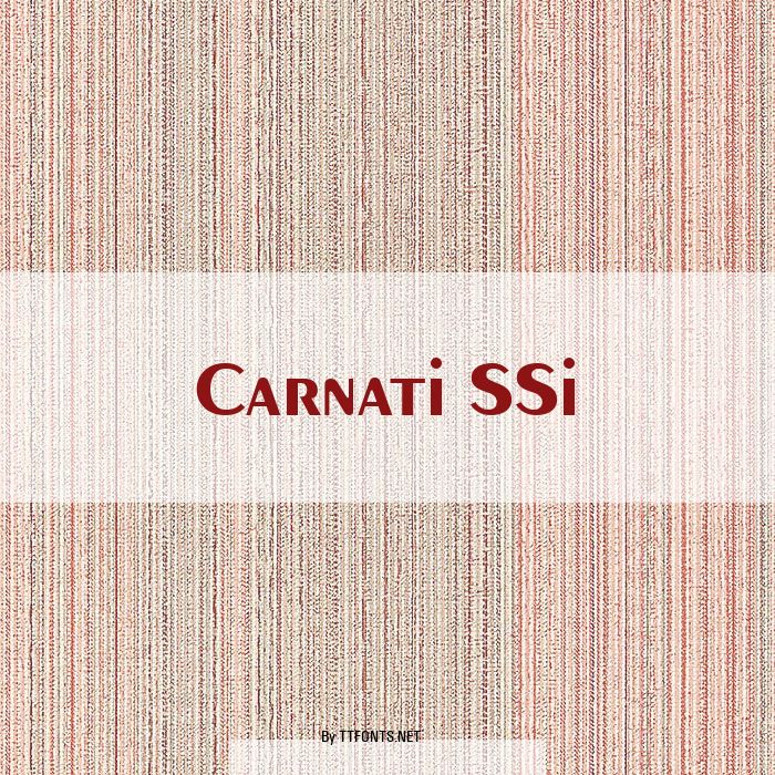 Carnati SSi example